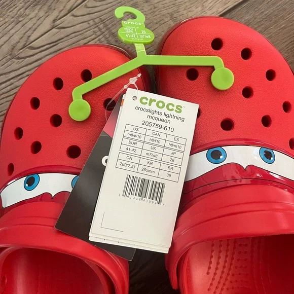 Cars Lightning McQueen Crocs Adult - Picture 3 of 8